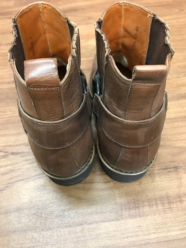 Vintage Leder Stiefel halbhoch Gr.45