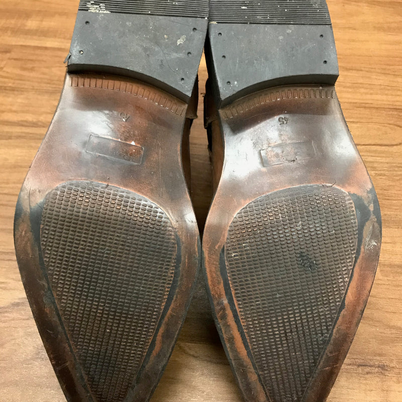 Vintage Leder Stiefel halbhoch Gr.45