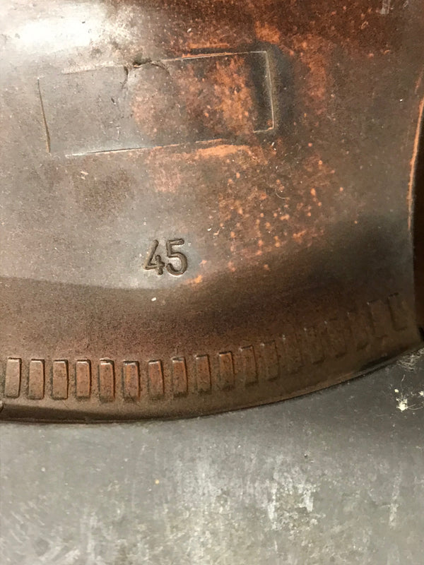 Vintage Leder Stiefel halbhoch Gr.45