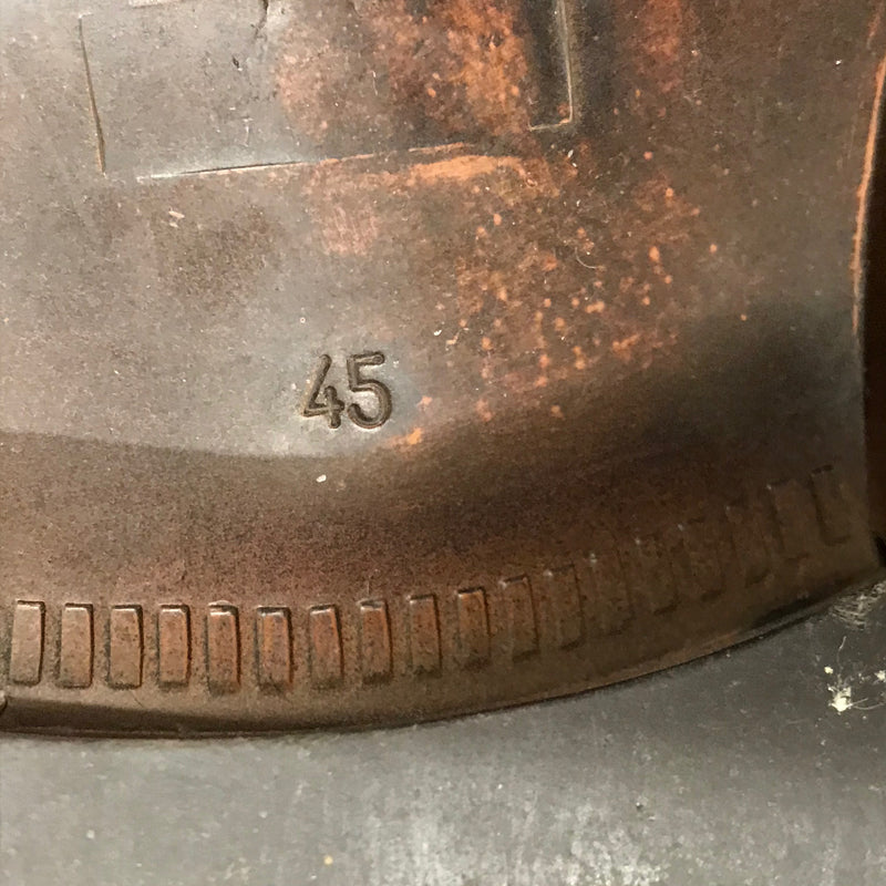 Vintage Leder Stiefel halbhoch Gr.45