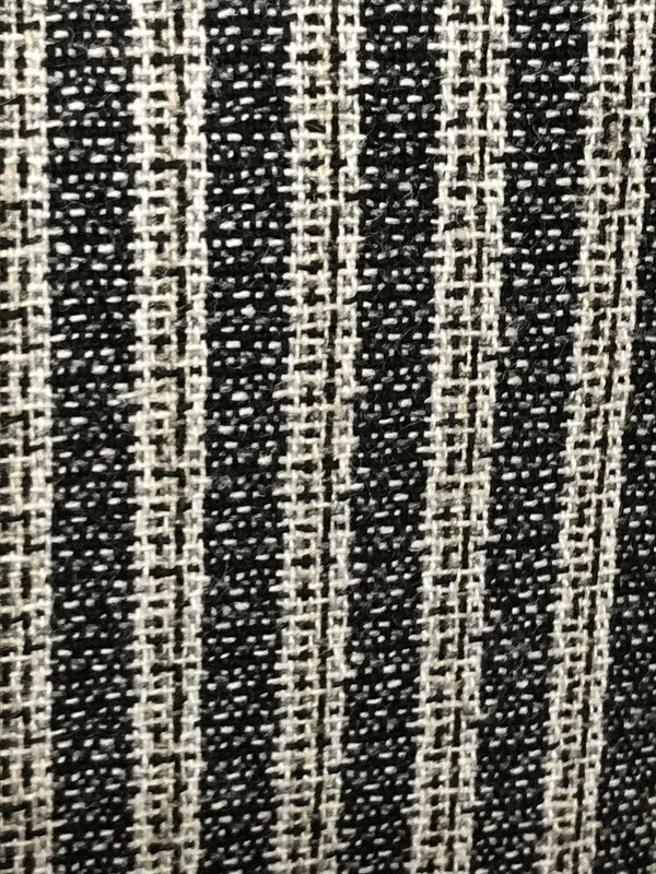 Vintage Herren-Weste Größe 64 – Schwarz-Weiß gestreift in Übergröße