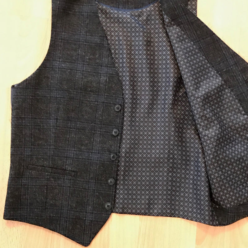 Tweed Weste Gr.46