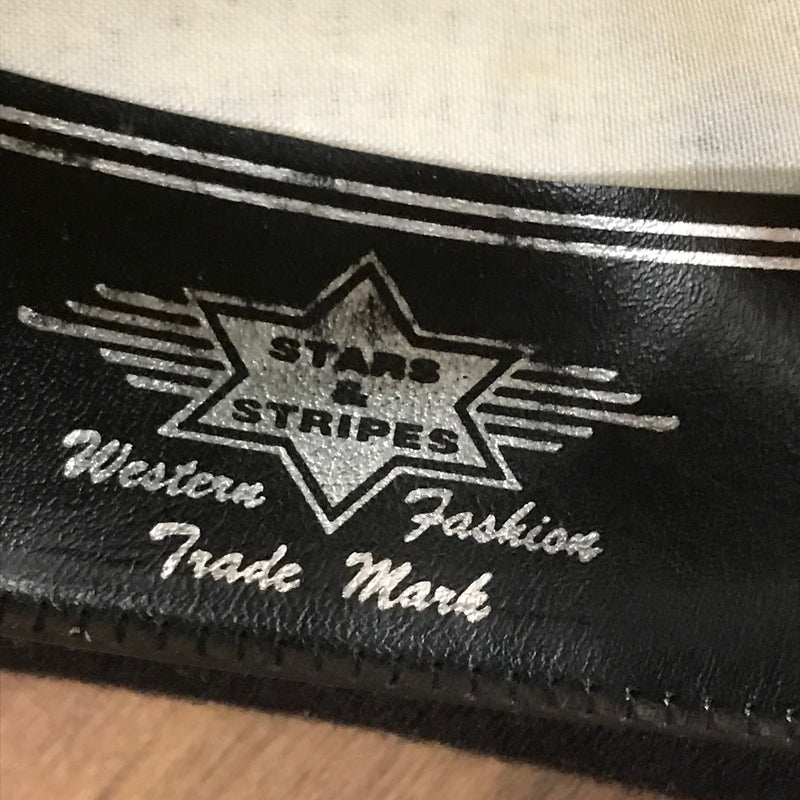 schwarzer western hut von stars & stripes
